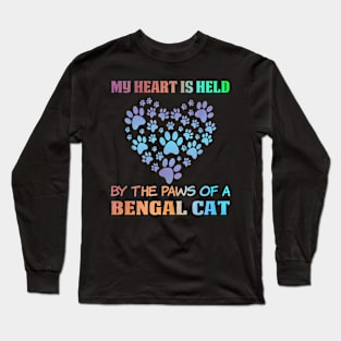 bengal cat Long Sleeve T-Shirt